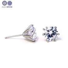 wholesale sterling silver cz stud earrings